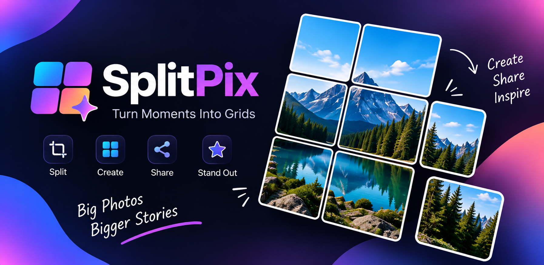 SplitPix : Grid Maker